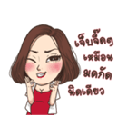Eyebrows Artist Angel eyebrows（個別スタンプ：19）