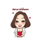 Eyebrows Artist Angel eyebrows（個別スタンプ：24）