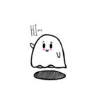 Cute Little Ghost (Eng.ver)（個別スタンプ：1）