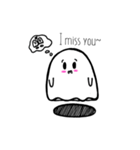 Cute Little Ghost (Eng.ver)（個別スタンプ：3）