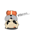 My girlfriend is a cat and I am a dog.（個別スタンプ：12）