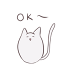 ねこ〜(のような)スタンプ（個別スタンプ：1）