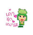 ToTo ^_^.4Love Frog.（個別スタンプ：21）