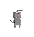 The Gray Cat : Cingcing with funny faces（個別スタンプ：5）