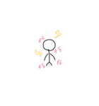 棒人間と共に（個別スタンプ：9）