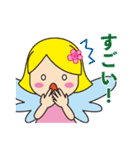 はなまる天使のついてる言霊スタンプ（個別スタンプ：18）