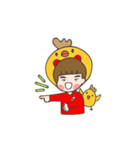 JS Chicken Boy（個別スタンプ：22）