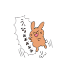 盛りだくさんうさぎ。（個別スタンプ：8）