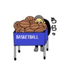 Mini basketball +（個別スタンプ：24）