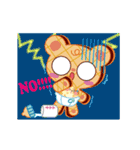 Chocucu Bear (幸せなダンス)（個別スタンプ：12）