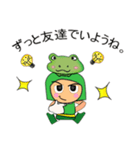 ToTo ^_^.11Love Frog.（個別スタンプ：4）