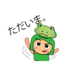 ToTo ^_^.11Love Frog.（個別スタンプ：35）