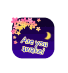 SAKURA color sticker english ver（個別スタンプ：8）
