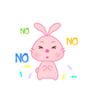 Vivi Pink Bunny（個別スタンプ：8）