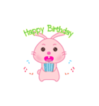 Vivi Pink Bunny（個別スタンプ：23）
