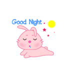 Vivi Pink Bunny（個別スタンプ：24）