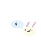 Rabbit's super shrimp dialogue（個別スタンプ：19）