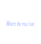 Language and conversation（個別スタンプ：10）
