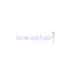 Language and conversation（個別スタンプ：16）