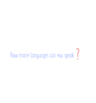 Language and conversation（個別スタンプ：28）