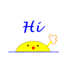 The sun on the horizon（個別スタンプ：36）