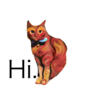 猫のうなぎさん（個別スタンプ：14）