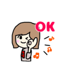A子の日常スタンプ（個別スタンプ：3）