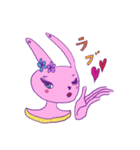おしゃうさ（個別スタンプ：12）