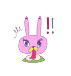 おしゃうさ（個別スタンプ：18）