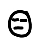 simple sticky emoticon（個別スタンプ：3）