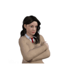 Teressa: The College Girl 3D（個別スタンプ：3）
