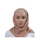 Daily Hijab: 3D Facial Expressions（個別スタンプ：5）