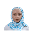 Daily Hijab: 3D Facial Expressions（個別スタンプ：20）