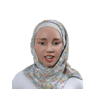Daily Hijab: 3D Facial Expressions（個別スタンプ：22）