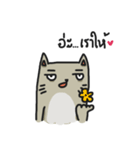Boring Grey Cat（個別スタンプ：1）