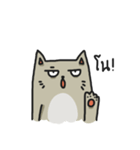 Boring Grey Cat（個別スタンプ：5）