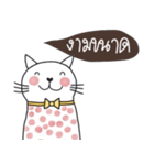 Love me love my cat, Mink, Kummuang（個別スタンプ：39）