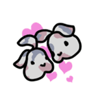 Patchwork bunny（個別スタンプ：12）
