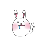 白目の、うさぎ（個別スタンプ：4）
