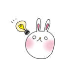 白目の、うさぎ（個別スタンプ：6）