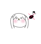 白目の、うさぎ（個別スタンプ：8）