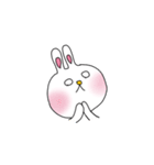 白目の、うさぎ（個別スタンプ：11）