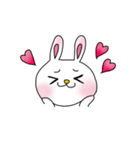 白目の、うさぎ（個別スタンプ：12）
