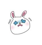白目の、うさぎ（個別スタンプ：14）