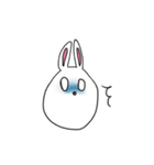 白目の、うさぎ（個別スタンプ：16）