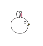 白目の、うさぎ（個別スタンプ：17）