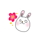 白目の、うさぎ（個別スタンプ：21）