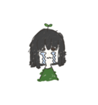 Grass head Tiffy (crayon version)（個別スタンプ：3）