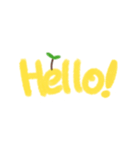 Grass head Tiffy (crayon version)（個別スタンプ：5）