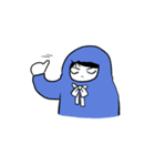 A person in a hood（個別スタンプ：6）